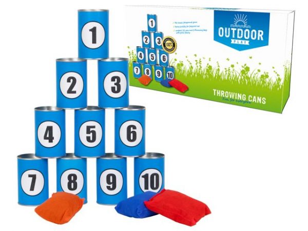 OUTDOOR PLAY bussen gooien THROWING CANS