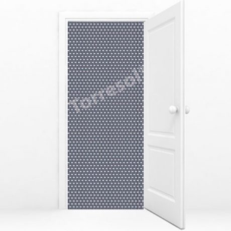 Vliegengordijn Torresol kant-en-klaar 100% antraciet 90 x 230 Cm