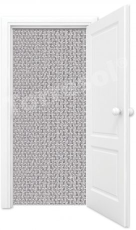 Torresol vliegengordijn grijs gevlamd 90 x 210 Cm kant klaar