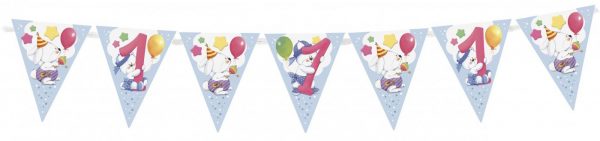 Vlaggenlijn Teddy Boy & Friends 1 jaar