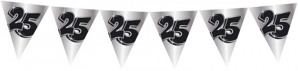 Vlaggenlijn “25” Zilver