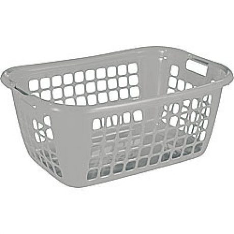 Sunware basic wasmand 65 centimeter zilver