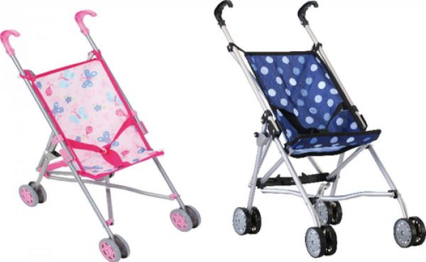 poppen Buggy, 2 assortiment kleuren