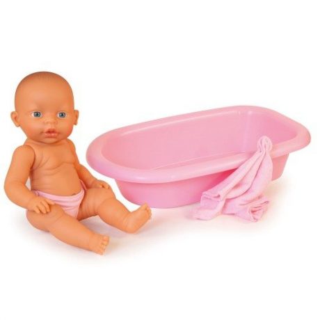 Babypop 33 cm bayer met ligbad