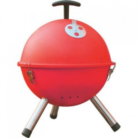 Kogel barbecue tafelmodel 32cm kleur Oranje