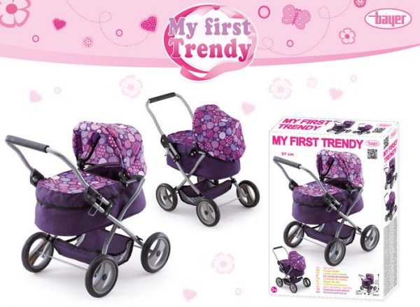 POPPENWAGEN My first TRENDY BAYER Paars