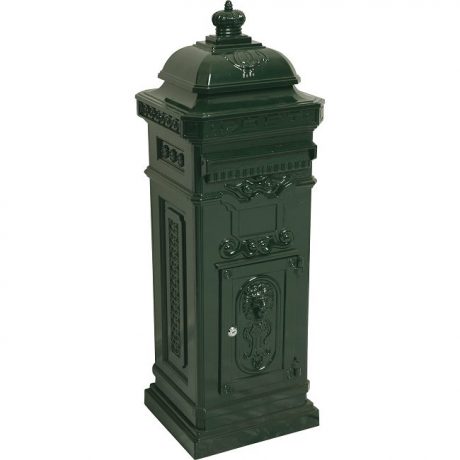 Brievenbus kolom Groen KLASSIEK