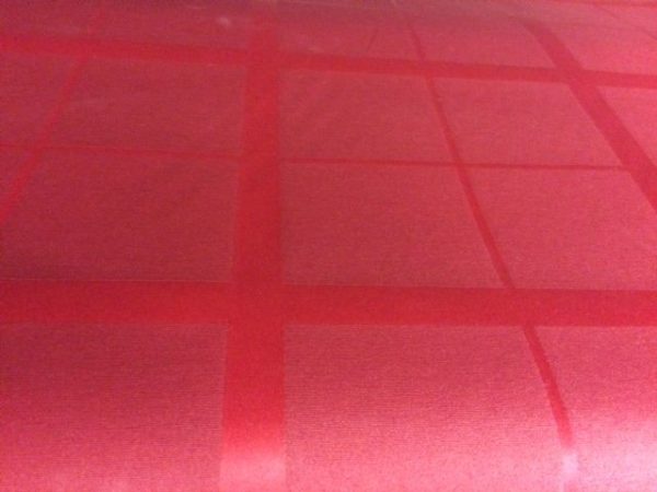 Gecoat tafellinnen Rood ruit