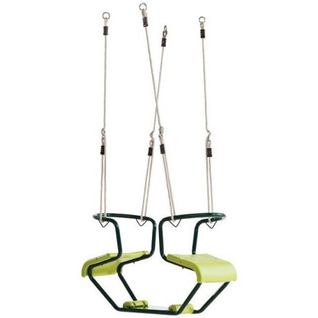 Metal frame duo seat ‘face to face’ – ‘flo’