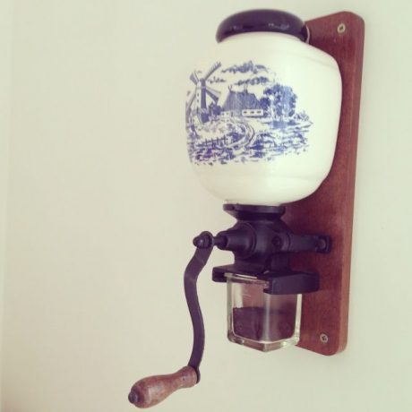 Koffiemolen Delfts blauw