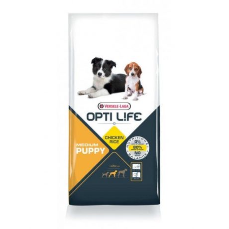 Opti Life Puppy Medium hondenvoer 12.50 kilo