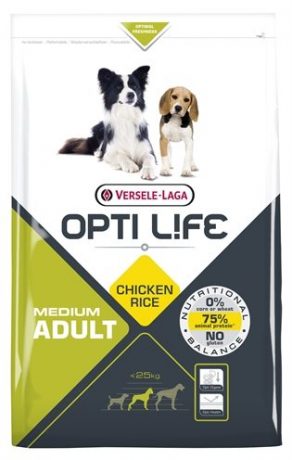 Opti Life Medium Hondenvoer ADULT 2,5 KG