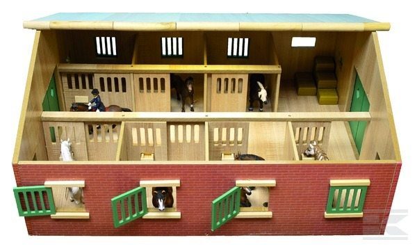 Kidsglobe 610595 Paardenstal 1:24