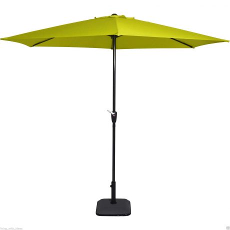 Parasol Gemini appel groen 6 hoek 3 meter