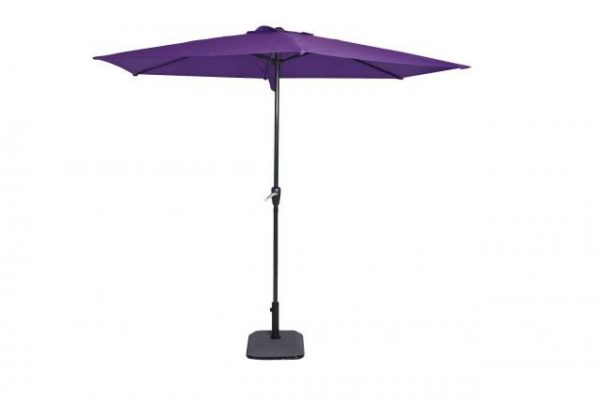 Parasol Gemini paars 6 hoek 3 meter