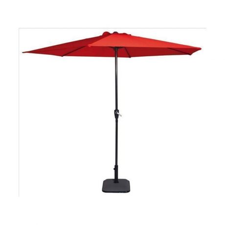 Parasol Gemini rood 6 hoek 3 meter