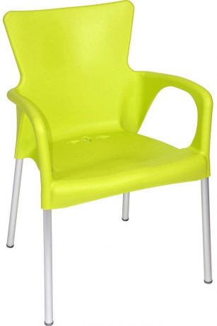 Stapelstoel Bella kunststof groen