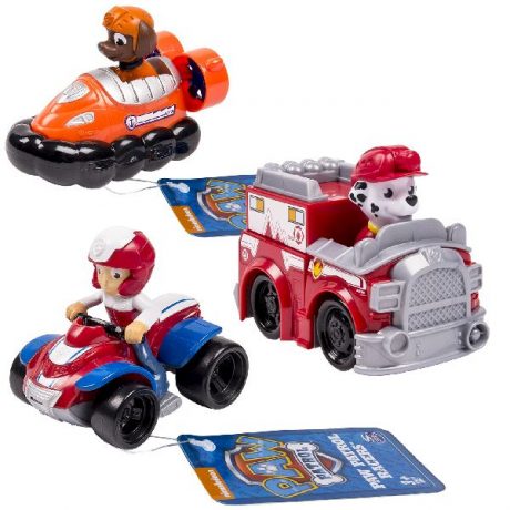 Paw Patrol Rescue Racers 3 pak