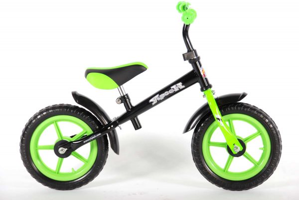 Yipeeh Loopfiets 12 inch Zwart Groen 227