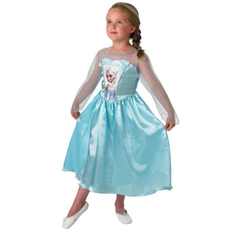 FROZEN ELSA SNOW QUEEN CLASSIC Jurk MAAT L