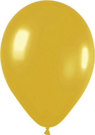 Ballonnen rond goud 10 stuks
