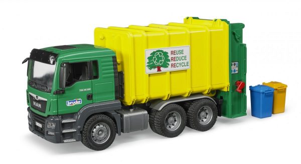 Bruder 03764 MAN TGS vuilniswagen met achterlader