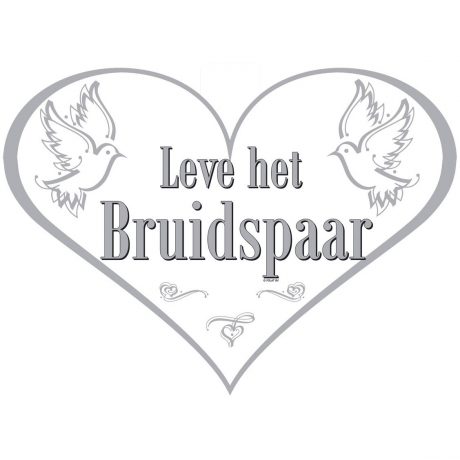 Leve het Bruidspaar Deurbord