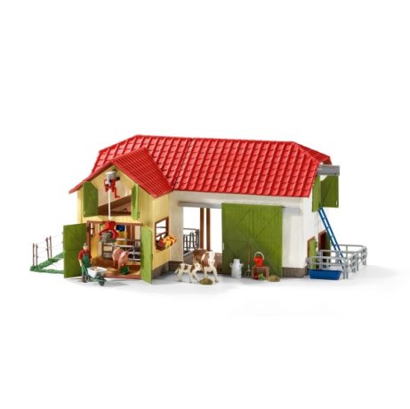 Schleich 42333 Grote boerderij met dieren en accessoires Farm World