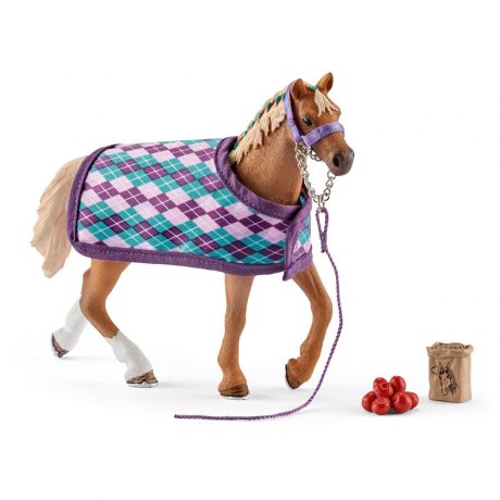 Schleich 42361 Engels volbloed met deken
