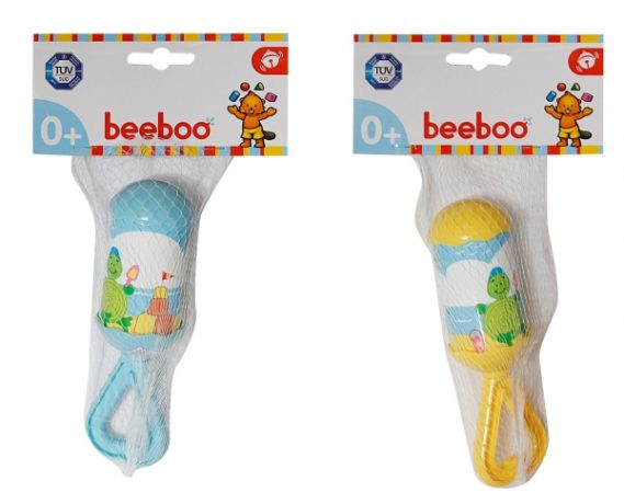 Beeboo Baby rammelaar met handvat, assortiment