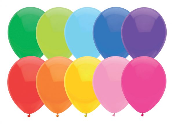 Ballonnen uni Assortie 100 stuks 30 cm