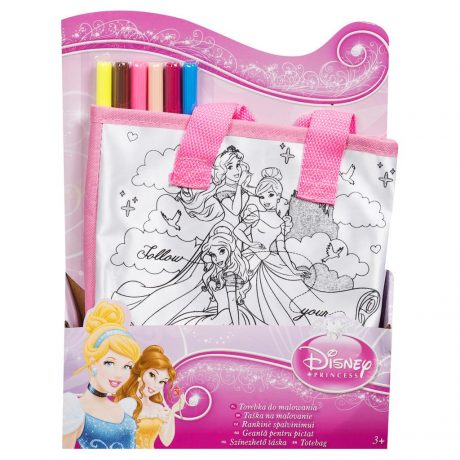 KLEUR JE EIGEN TAS DISNEY PRINCESS