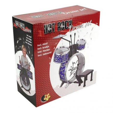 DRUMSTEL MET STOEL HOT ROCK 68 X 51 X 27 CM