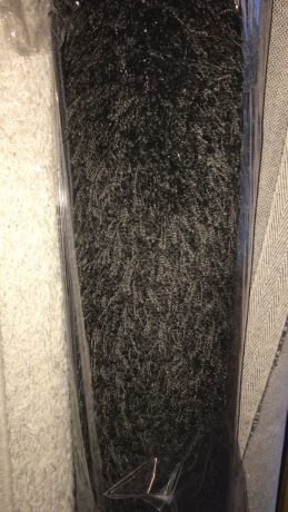 Vloerkleed Ruby Highline karpet 160 x 240 cm Hoogpolig kleur : Zwart