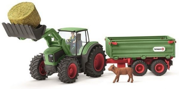 Schleich 42379 Tractor met aanhangwagen