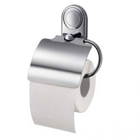 Haceka La Ronde toiletrolhouder met klep WIT