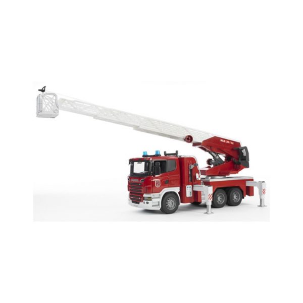 BRUDER 3590 BRANDWEER SCANIA MET LICHT EN GELUID