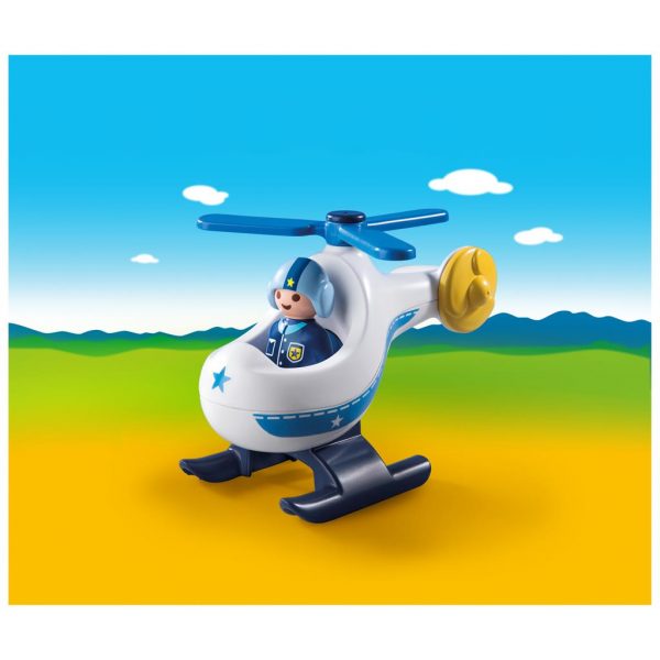 PLAYMOBIL 9383 POLITIEHELIKOPTER 1.2.3.