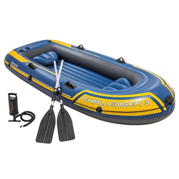 INTEX CHALLENGER 3 SET BOOT met peddels en pomp