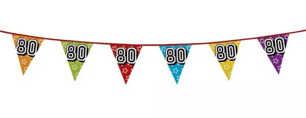 vlaggenlijn 80 jaar holografische