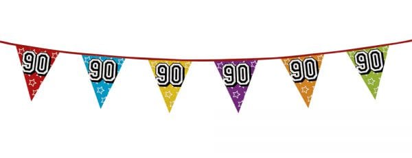 vlaggenlijn 90 jaar holografische