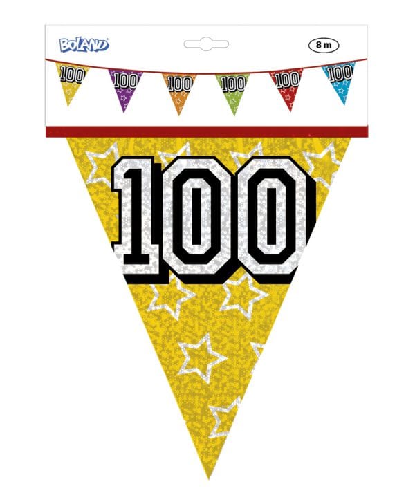 vlaggenlijn 100 jaar holografische