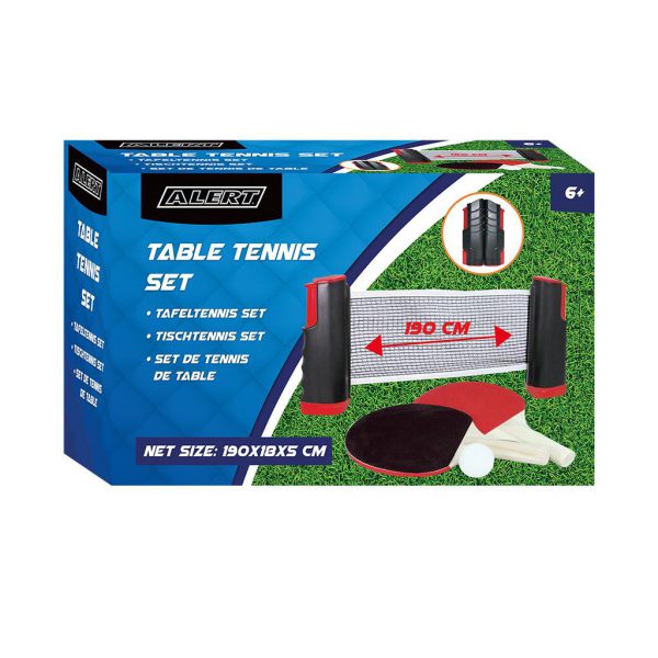 TAFELTENNIS SET UITSCHUIFBAAR NET ALERT