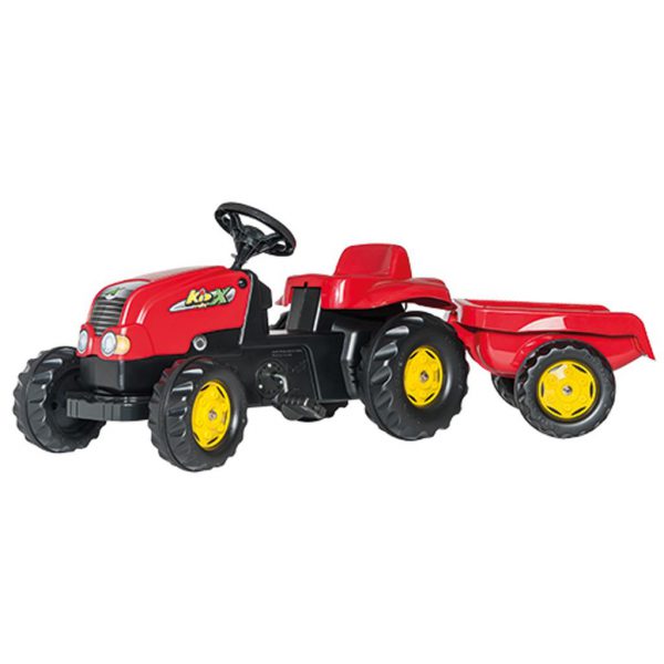 TRAPTRACTOR ROLLYKID X MET AANHANGER 2 jaar
