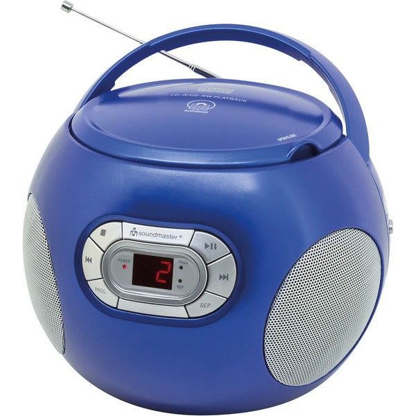 Soundmaster SCD2120BL Boombox met FM radio blauw