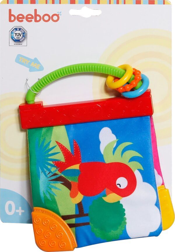 Beeboo Baby knetterboek, 2-voudig gesorteerd