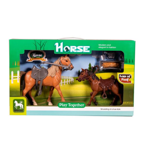 Horse Paard Met Veulen