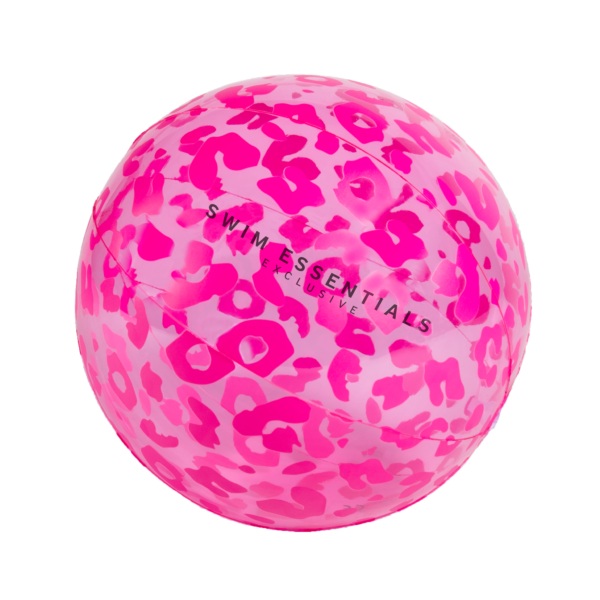 Swim Essentials Strandbal Neon Panterprint