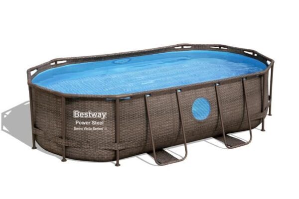 Bestway 56714 Power Steel™ Swim Vista Series™ 427 x 250 x 100cm ovale zwembadset