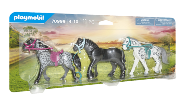 Playmobil 70999 het Friese paard, de Knabstrupper & de Andalusiër